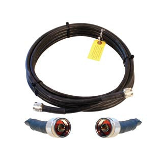 Cable 20' LMR400 eqiv. ultra low loss cable (N male - N male ends) - Freeway Communications - Canada's Wireless Communications Specialists