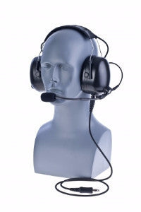 Over the Head Double Muff Noise Attenuation Headset with Replaceable Cable (sold separately) - Freeway Communications - Canada's Wireless Communications Specialists