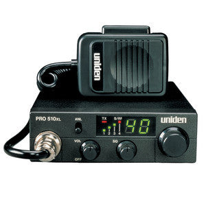 Uniden PRO510XL 40 Channel Compact Mobile CB Radio - Freeway Communications - Canada's Wireless Communications Specialists